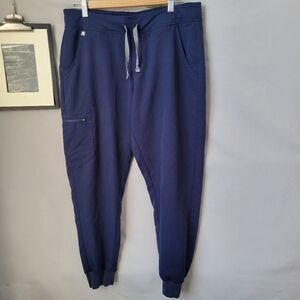 Figs Zamora Jogger Scrub Pants Blue L
